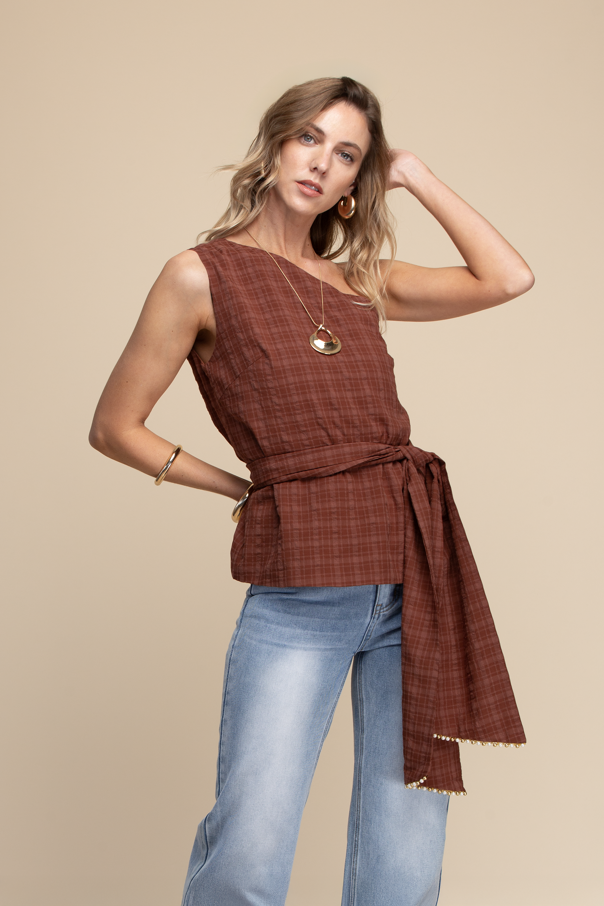 BLUSA UN SOLO HOMBRO