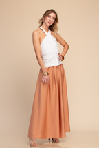 BLUSA HALTER CRUZADA