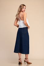 BLUSA DE TIRANTES TEJIDA