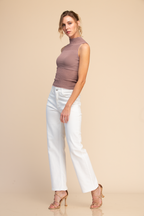 BLUSA TEJIDA CUELLO ALTO