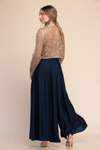 BLUSA TEJIDA CON LENTEJUELA