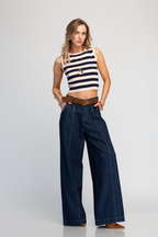 BLUSA TEJIDA A RAYAS