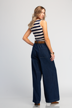 BLUSA TEJIDA A RAYAS