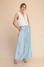 PANTALON CON PRETINA Y RESORTE