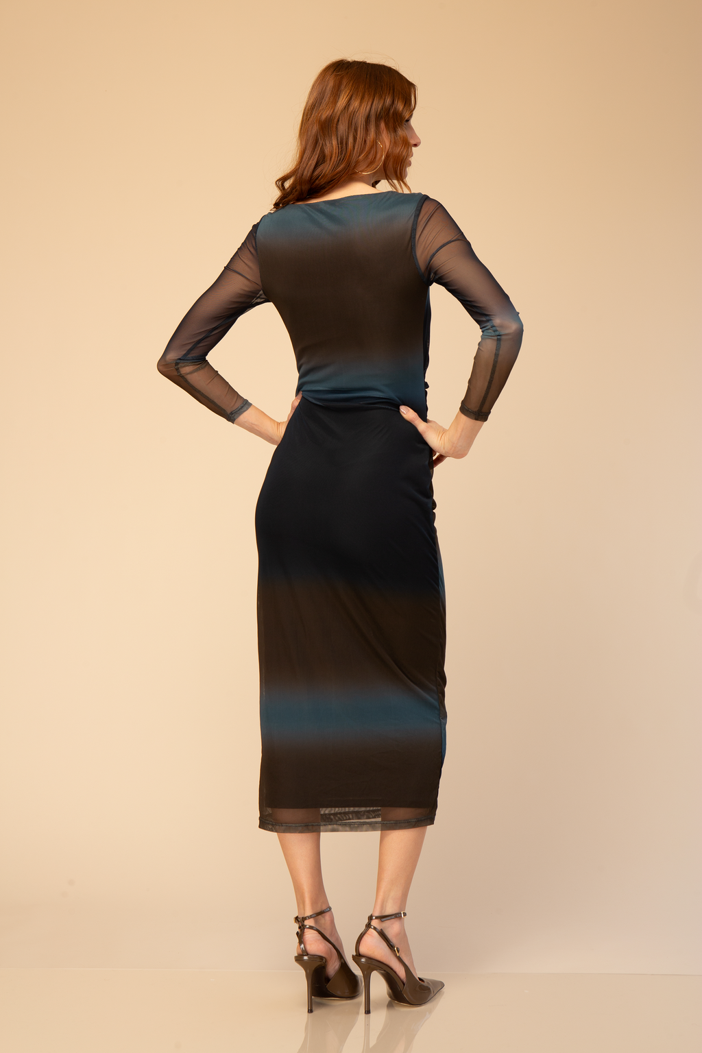 Vestido Tye Dye Manga Larga