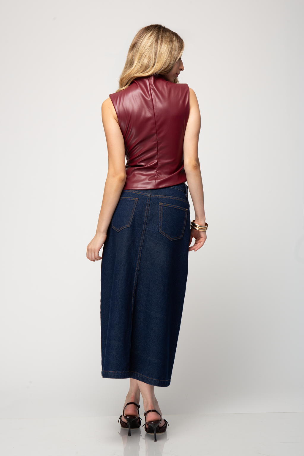 Falda Larga Mezclilla