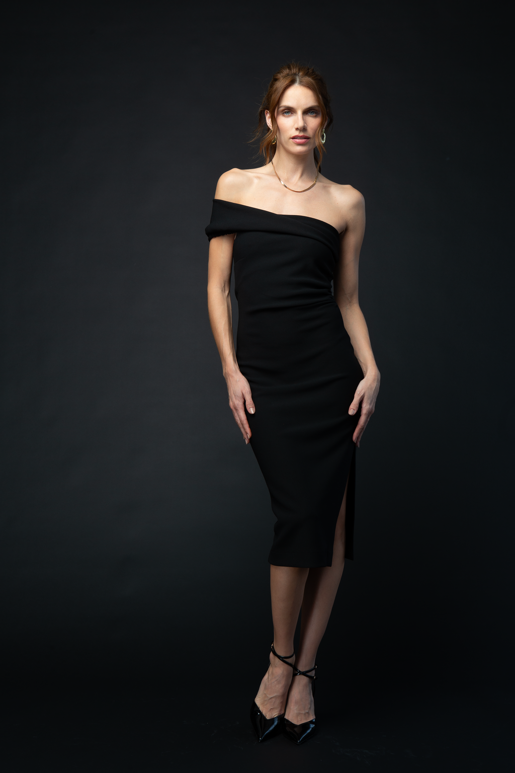 Vestido Escote AsimÃ©trico