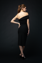 Vestido Escote AsimÃ©trico