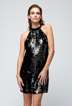 Vestido Halter Lentejuela Grande