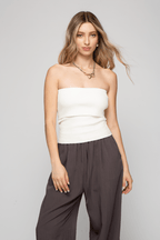 BLUSA TEJIDA STRAPLESS