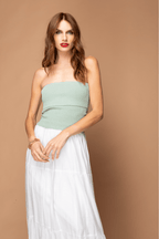 BLUSA TEJIDA STRAPLESS