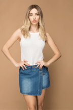 FALDA - SHORT MEZCLILLA