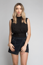 SHORT FALDA MEZCLILLA